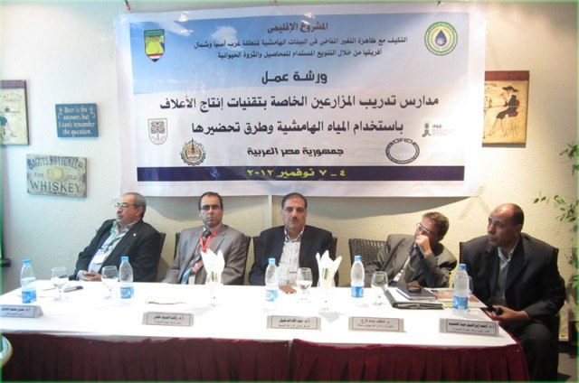 ICBA conducts training workshop in Egypt “Farmer Schools for Forage ...