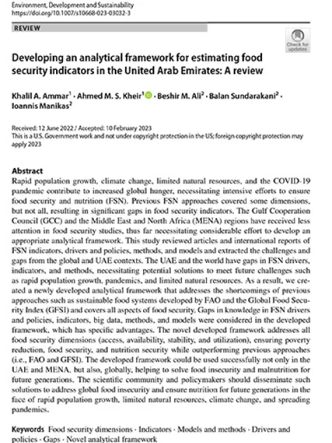 Scientific Publications | International Center For Biosaline Agriculture